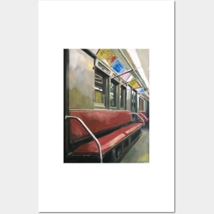 New York Subway Carriage, Retro Posters and Art